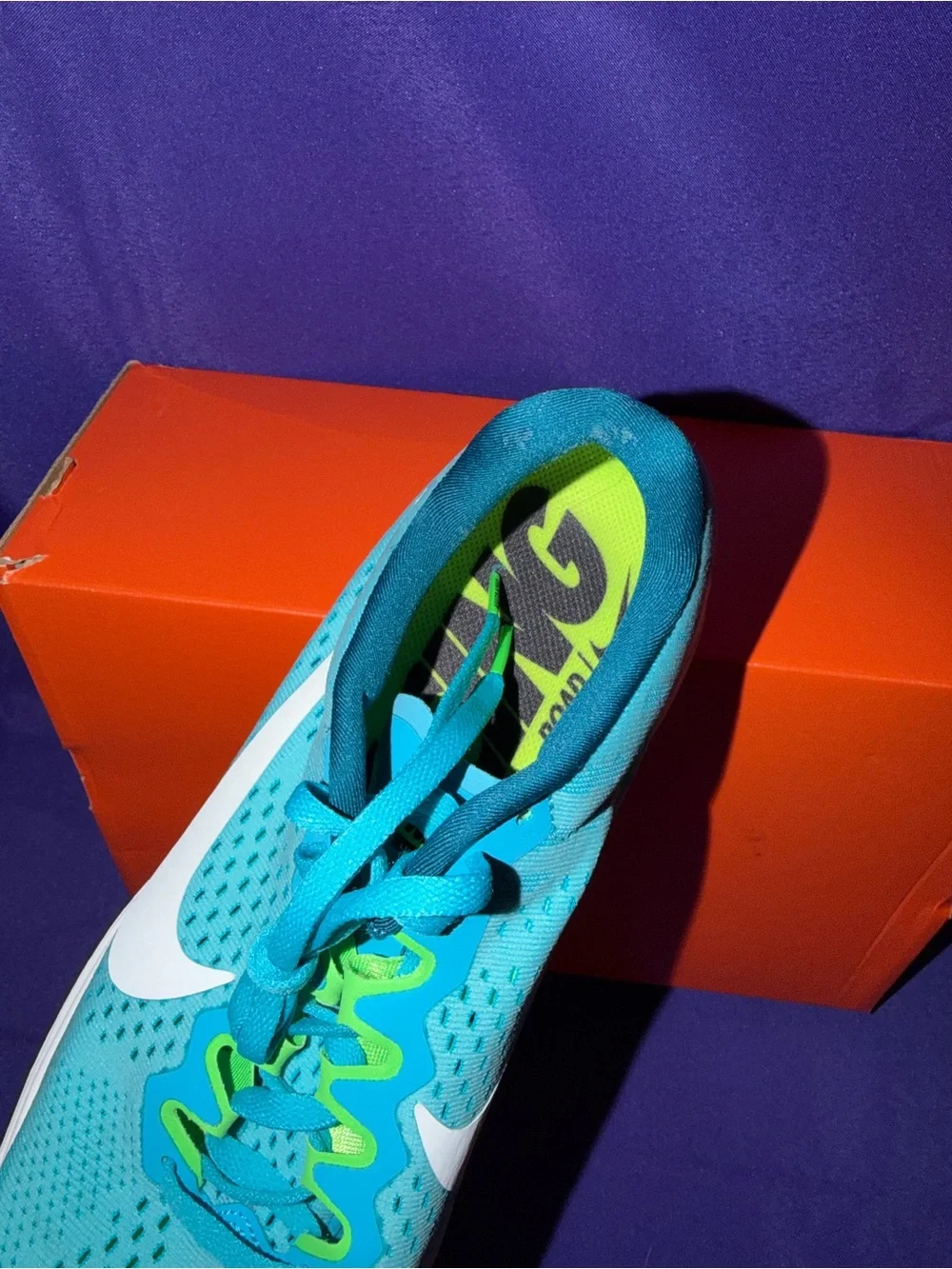 New Nike Lunaracer 4 Men’s Running Shoes in Chlorine Blue & White Size 11